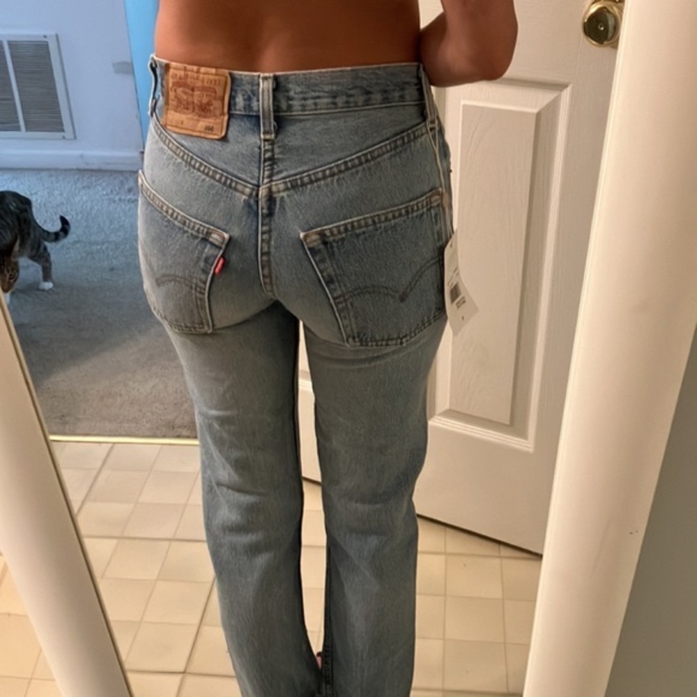 Rare Tiny Size Vintage Levis 501 Jeans Faded Blue Size 22 23